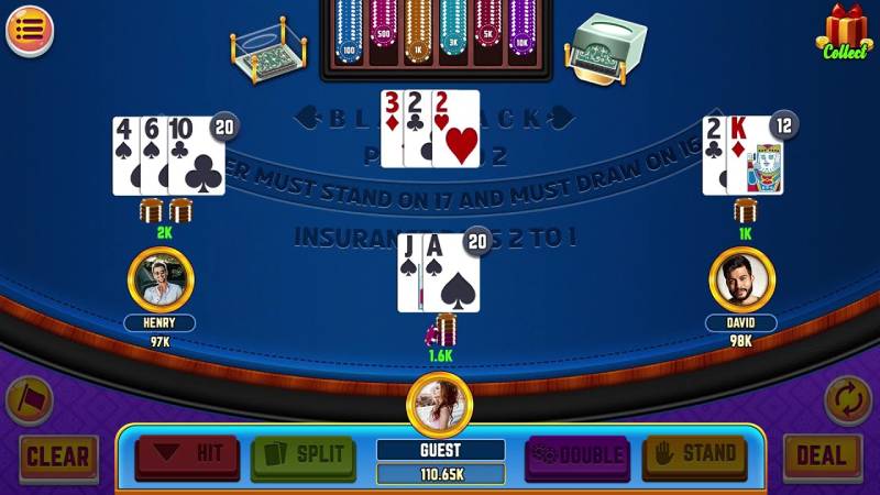 Các luật cơ bản trong Blackjack online Ev88