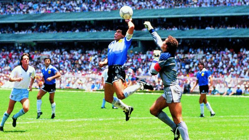 Diego Maradona và “Bàn tay của Chúa” (World Cup 1986)