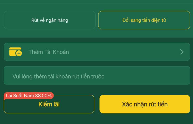 Rút qua USDT (Tether)