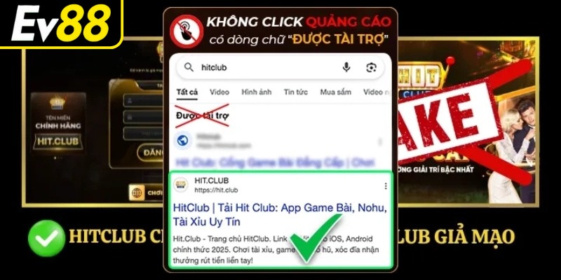 Tình trạng link giả Hitclub xuất hiện ngày càng nhiều