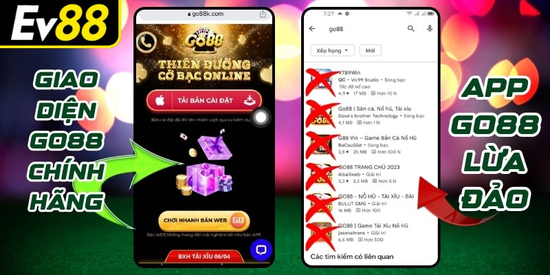 Lợi dụng người chơi là mục đích của trang giả mạo